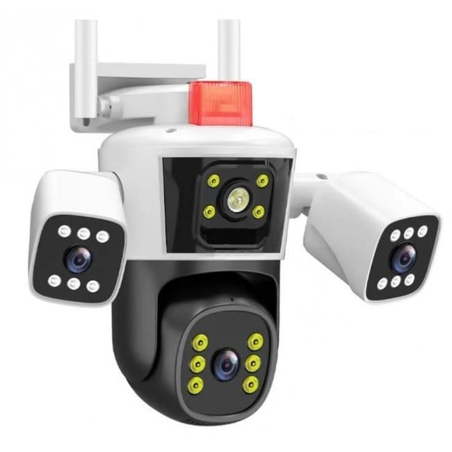 Камера видеонаблюдения Wi-Fi 12 MP с ИК-подсветкой и защитой IP66