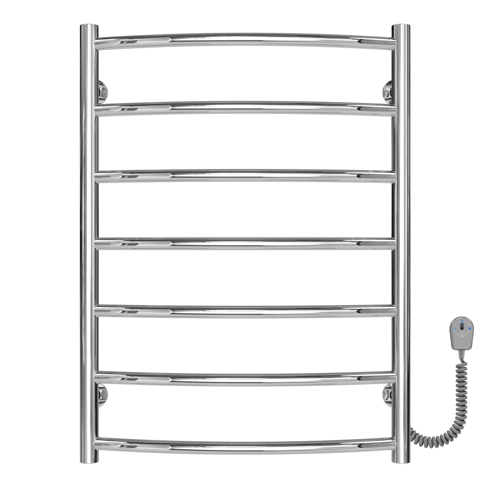 Полотенцесушитель электрический Deffi Классик П7 EF16 правое подключение нержавеющая сталь 500х700 мм Хром (C.DK.70.50.7.E.C.R.5)