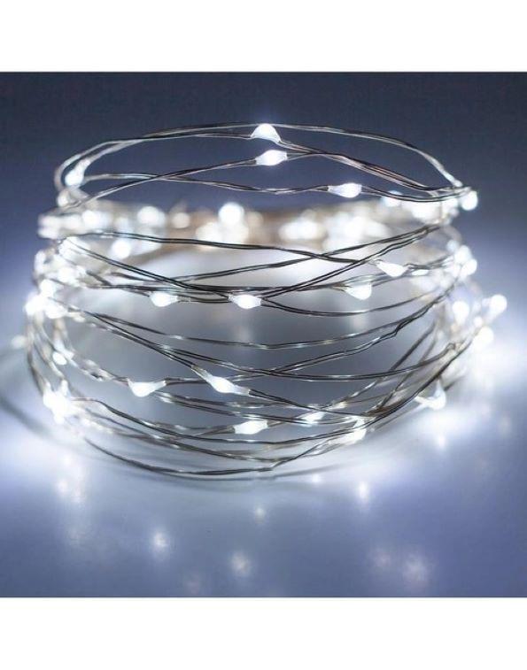 Гирлянда нить Капли росы на батарейках 50 Led 5 м Белый (88cc06de) Гирлянда нить Капли росы на батарейках 50 Led 5 м Белый (88cc06de)