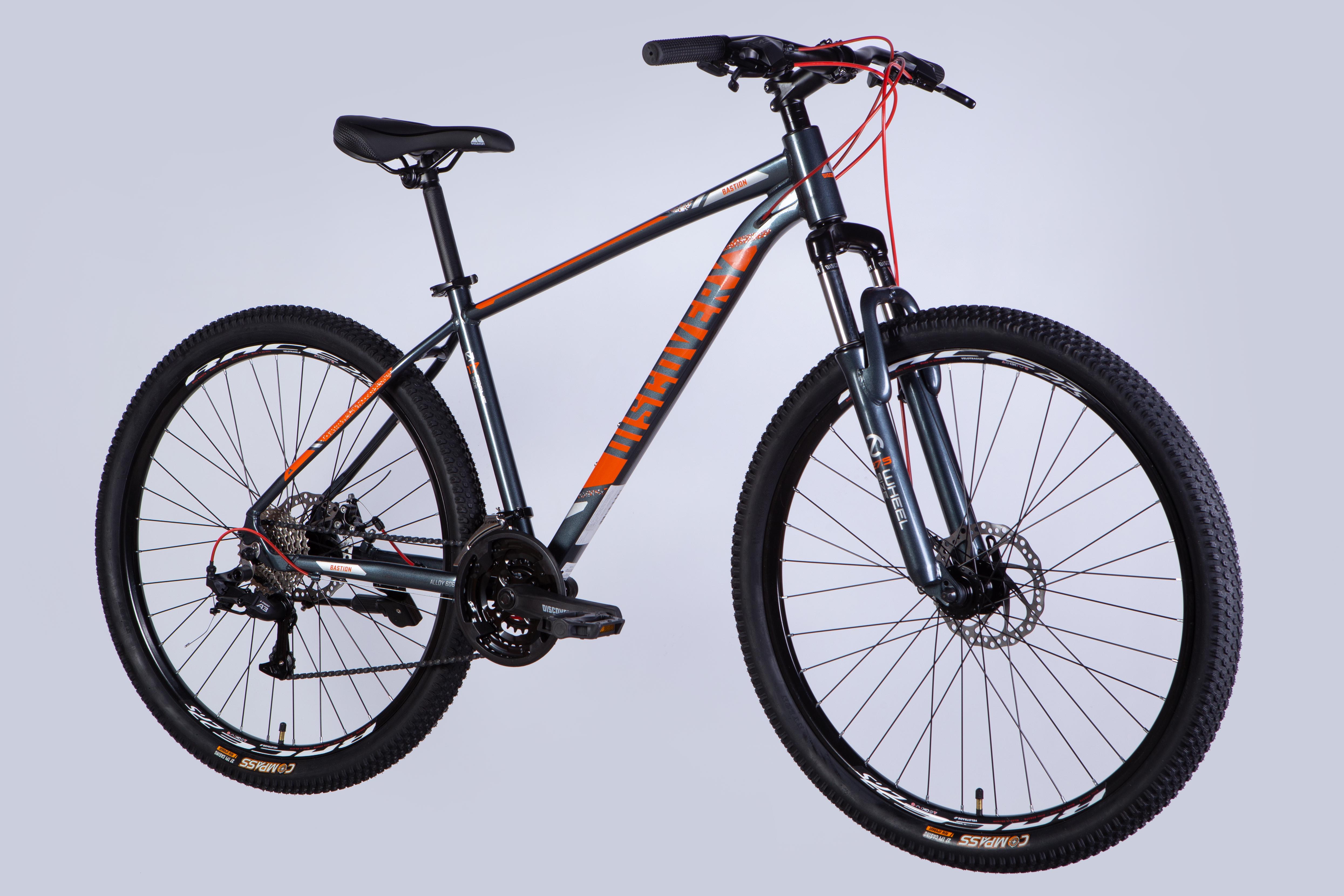 Велосипед Discovery 2025 BASTION DD CS AL 27,5" рама 17" Сіро-помаранчевий (OPS-DIS-27,5-009) - фото 6 Велосипед Discovery 2025 BASTION DD CS AL 27,5" рама 17" Сіро-помаранчевий (OPS-DIS-27,5-009) - фото 6