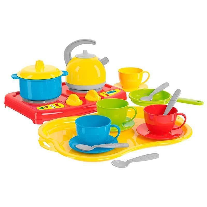 Детская игровая посуда Технок Маринка пластиковая (1554)