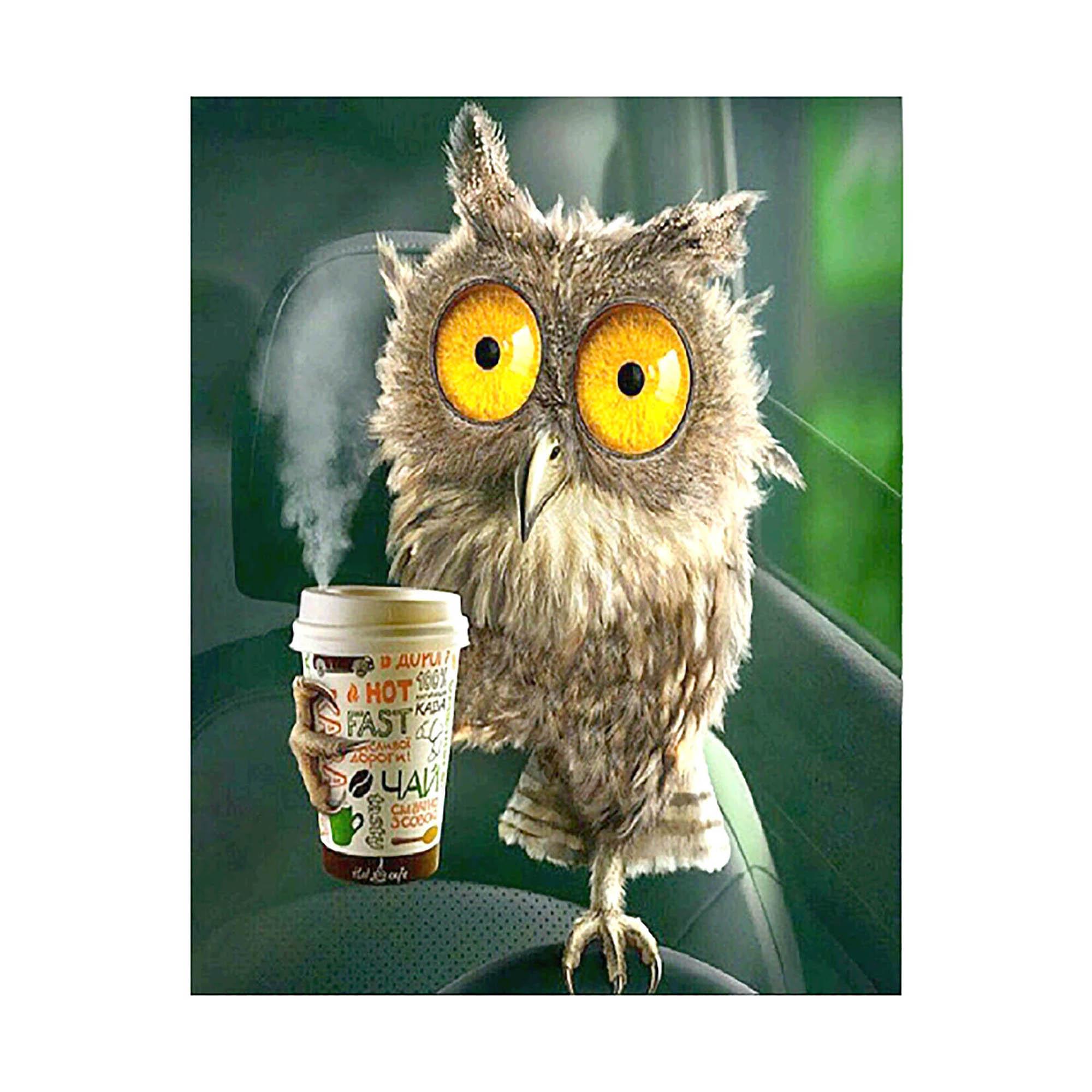 Алмазная мозаика Strateg Бодрое утро 40х50 см (Str-FA40378)