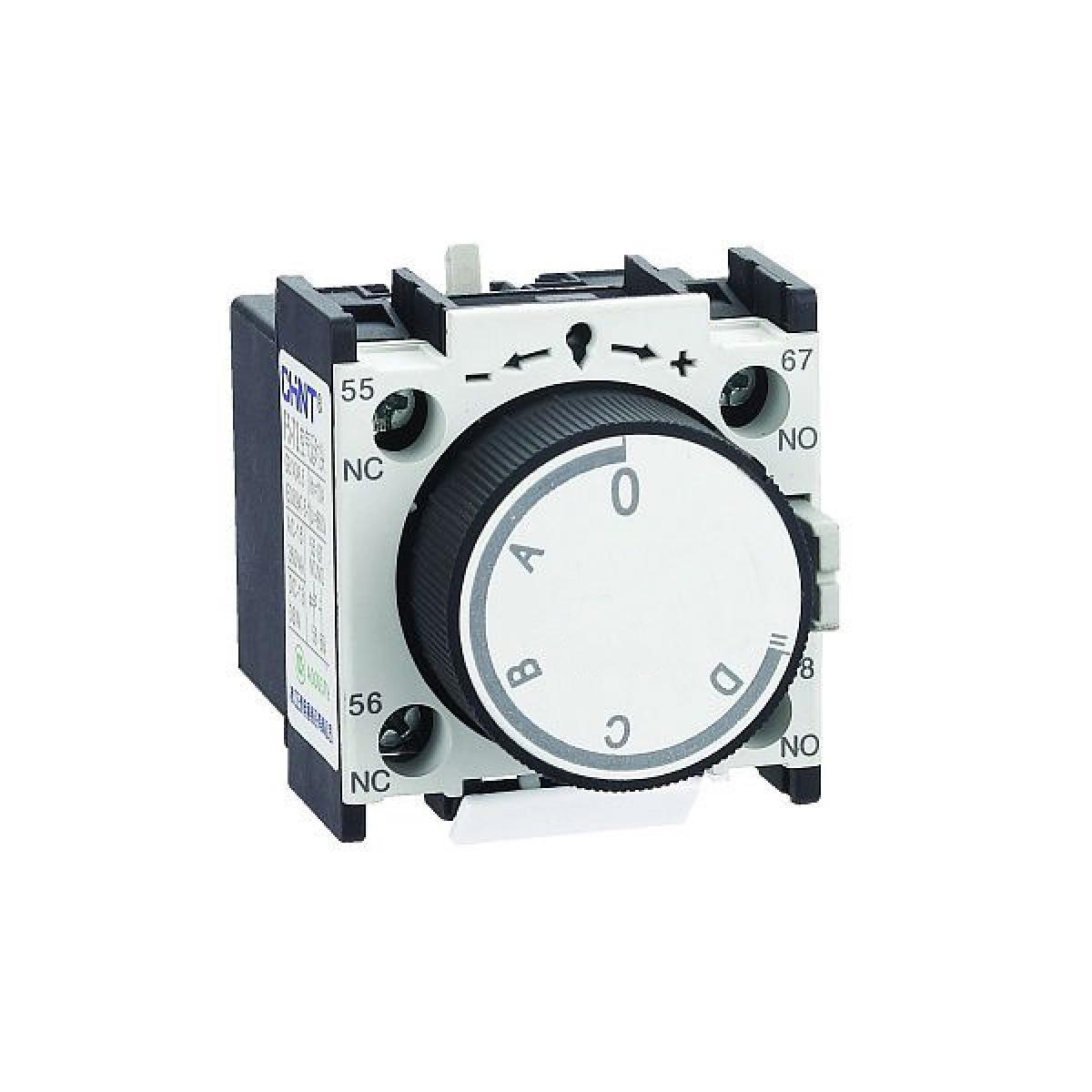 Блок задержки CHINT F5-D0 0,1-3 сек для отключения 1NO+1NC (258018)