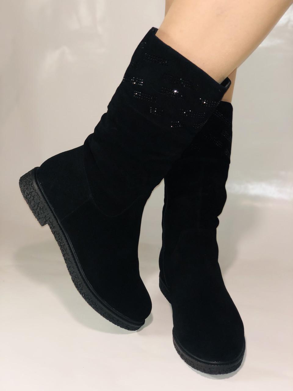 Полусапоги женские зимние Bescone р. 36 23,5 см Черный (2446) - фото 4 Полусапоги женские зимние Bescone р. 36 23,5 см Черный (2446) - фото 4