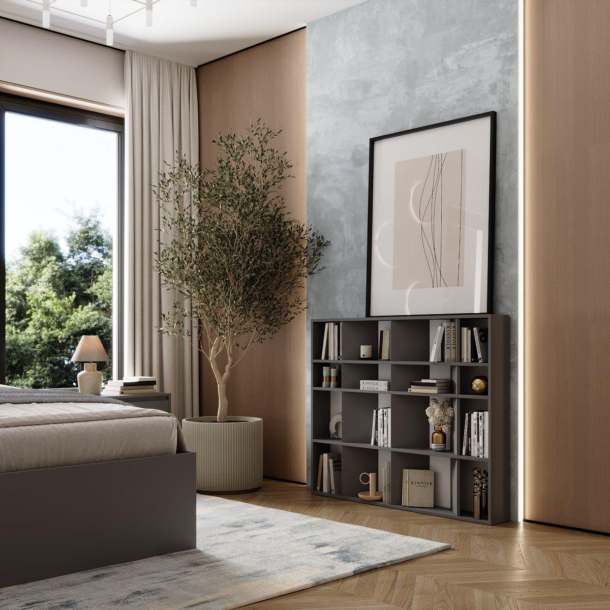 Стелаж відкритий Art in Head 2 Light 1200х1000х160 мм Графіт (LT14070000000)