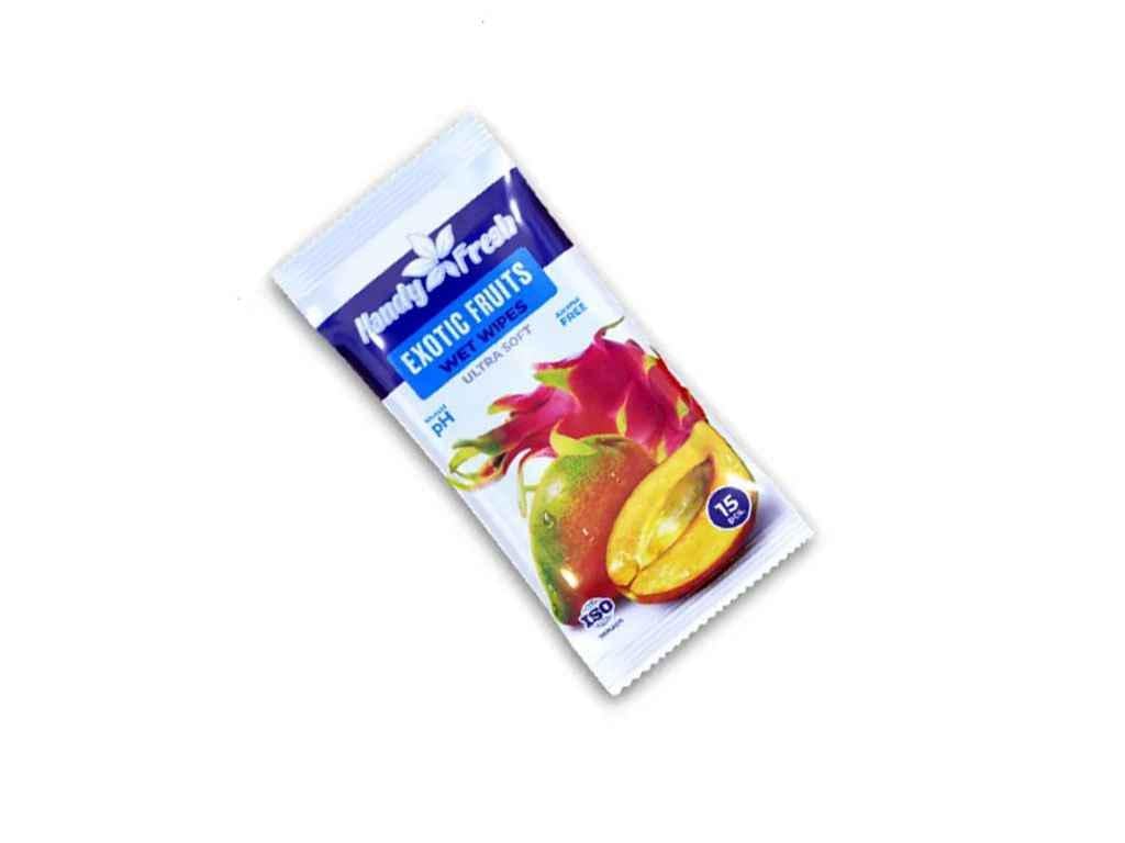 Вологі серветки HANDY Fresh Еxotic fruits 15 шт. (899501)