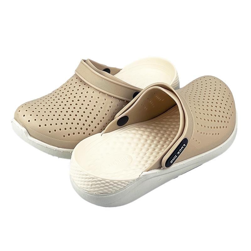 Кроксы женский силиконовые 5017-382 p. 38 24,5 см Бежевый - фото 3 Кроксы женский силиконовые 5017-382 p. 38 24,5 см Бежевый - фото 3