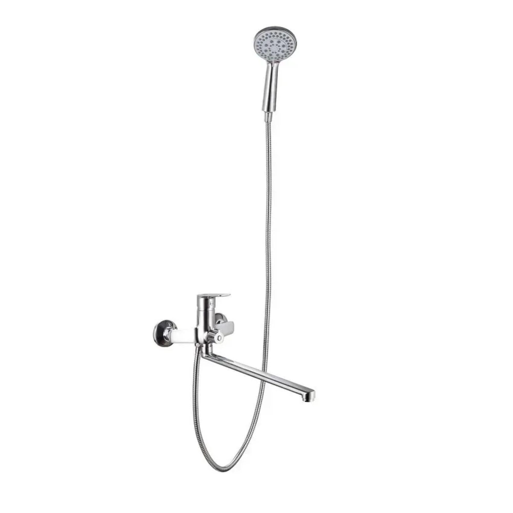 Смеситель для ванны Armaform Koral однорычажный с ручной лейкой Хром (2428-715-00)