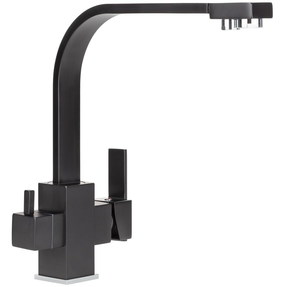 Кухонний змішувач Leomikao Kioto Black mat (6712196) - фото 3