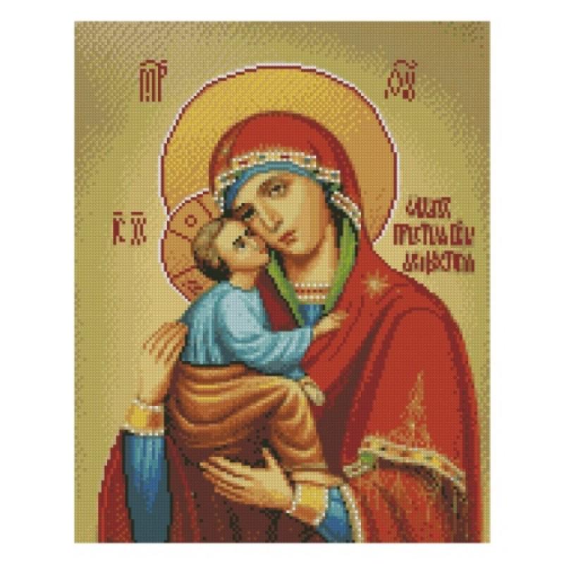 Алмазная мозаика FA40821 Акафистная икона Пресвятой Богородицы 40x50 см Алмазная мозаика FA40821 Акафистная икона Пресвятой Богородицы 40x50 см
