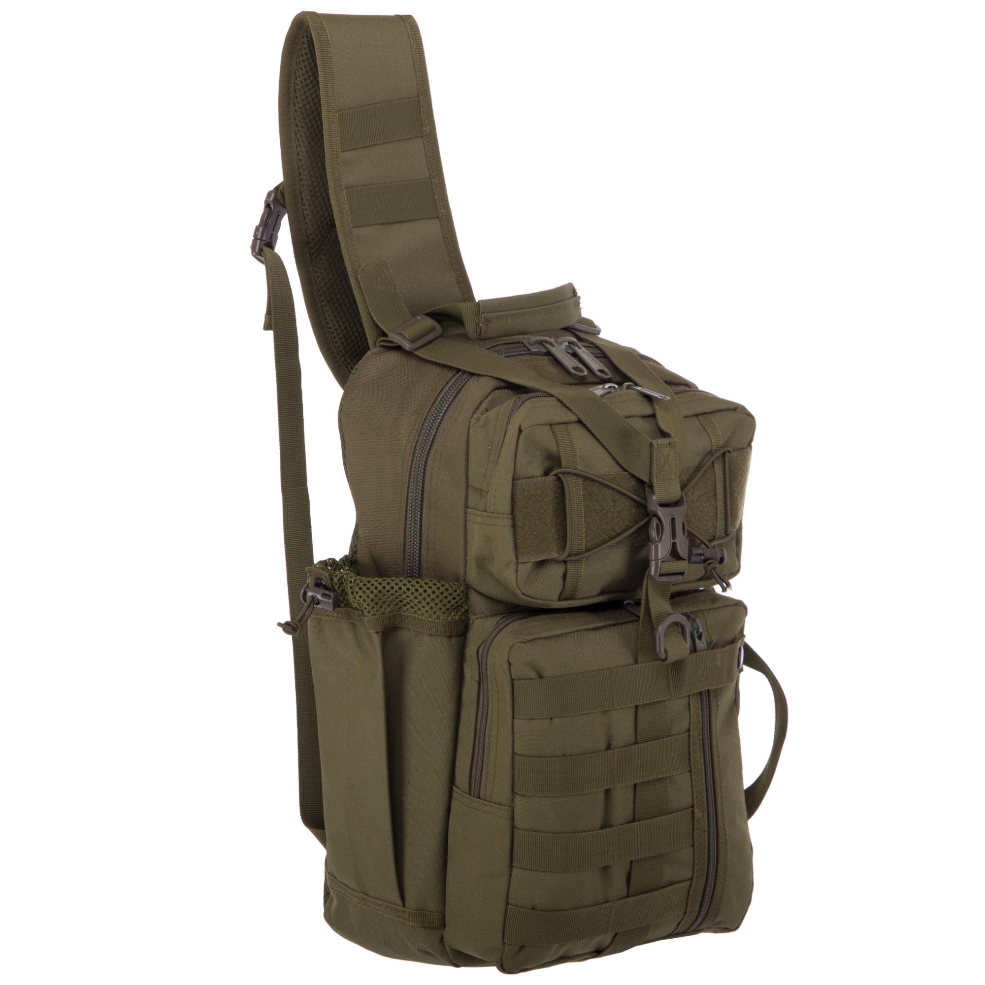 Сумка на пояс SILVER KNIGHT 43х24х11 см Оливковый (YQS-005)
