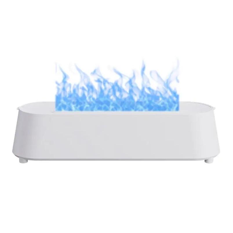 Зволожувач повітря RIAS Flame Diffuser Humidifier RGB з ефектом полум'я 200 мл White (3_05208) - фото 2