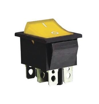 Переключатель TechnoSystems KCD2-202 Y/B Yellow (1554871070)