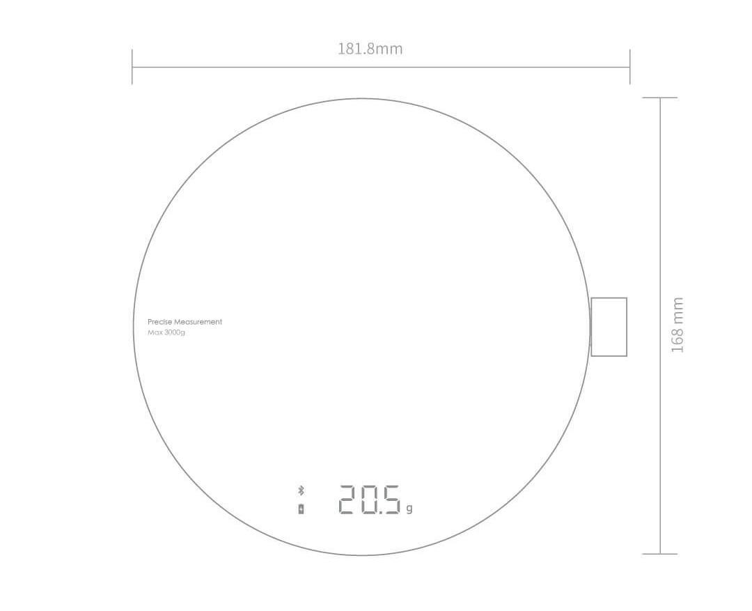 Кухонные весы HOTO Smart Kitchen Scale (QWCFC001) - фото 4