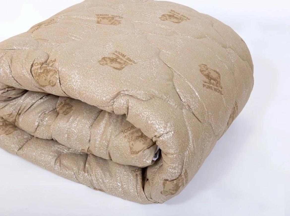 Одеяло зимнее Pure Wool из овечьей шерсти 200x215 см Бежевый (21535068) - фото 2 Одеяло зимнее Pure Wool из овечьей шерсти 200x215 см Бежевый (21535068) - фото 2