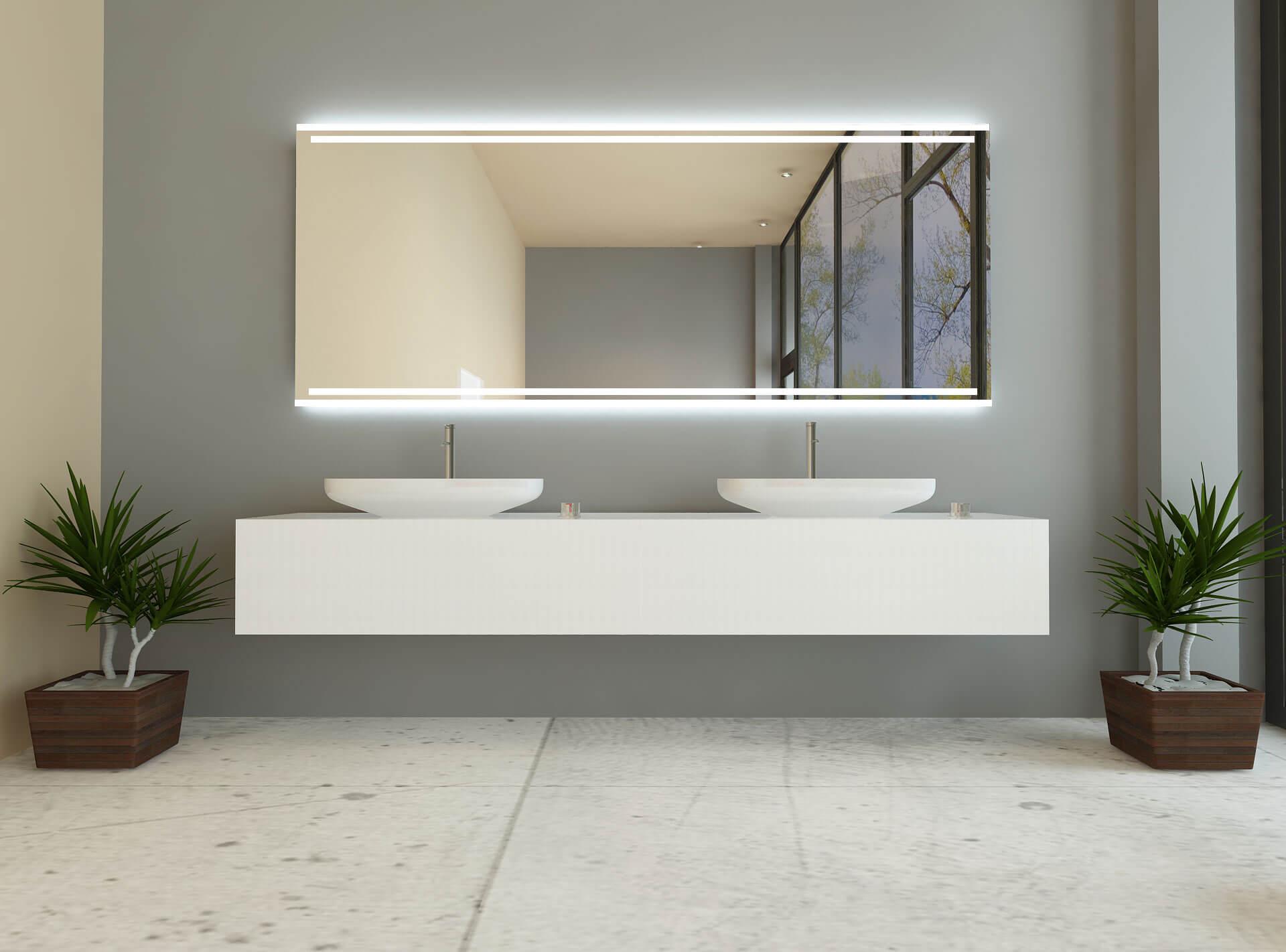 Зеркало Dim Dzerkal VENESI с LED-подсветкой 50х70 см (9357)