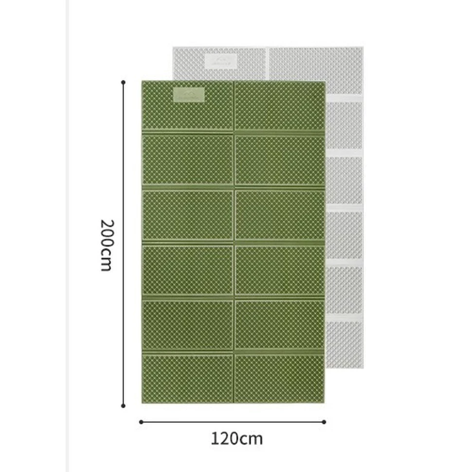 Каремат складной двойной IXPE Naturehike CNK2450WS044 алюминиевая пленка 200x120х1,8 см Оливковый (6927595789995) - фото 8 Каремат складной двойной IXPE Naturehike CNK2450WS044 алюминиевая пленка 200x120х1,8 см Оливковый (6927595789995) - фото 8
