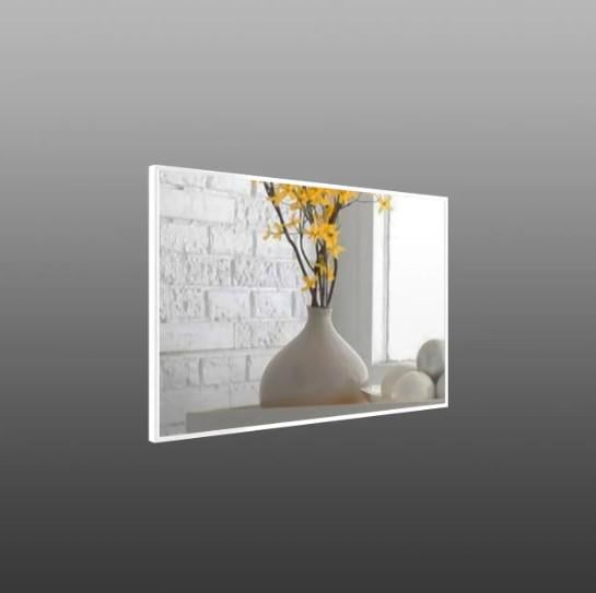 Дзеркало настінне в алюмінієвій рамі 700х500 мм Білий (29512794) - фото 3 Дзеркало настінне в алюмінієвій рамі 700х500 мм Білий (29512794) - фото 3