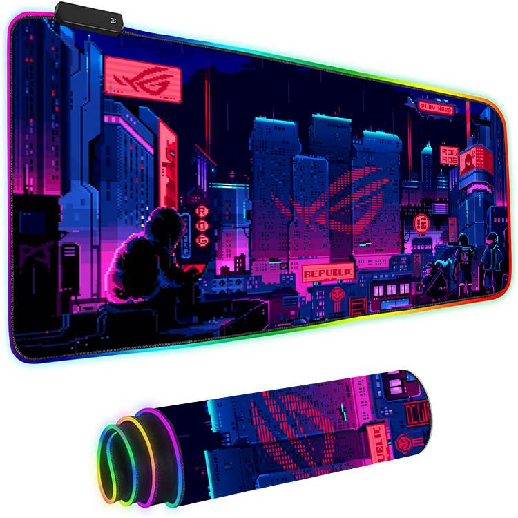 Килим для миші Pixel town RGB 900х400х4 мм - фото 5