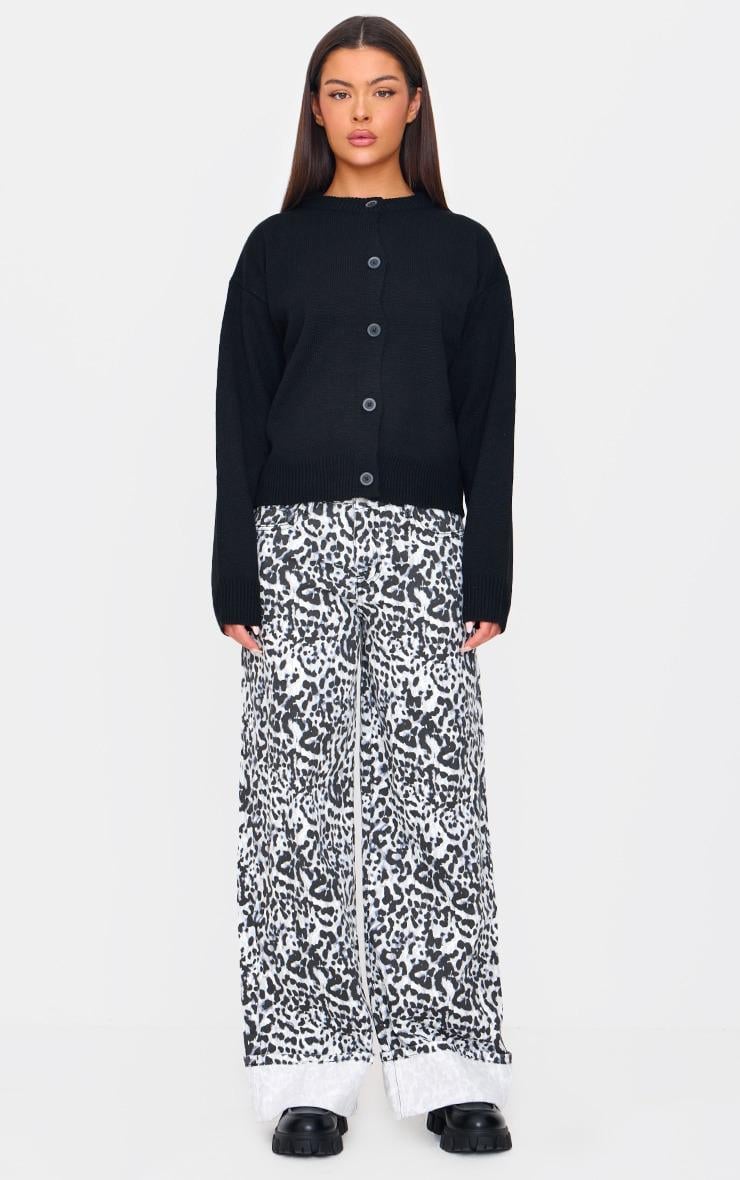 Джинсы PrettyLittleThing CNJ9304 р. 42 Леопард