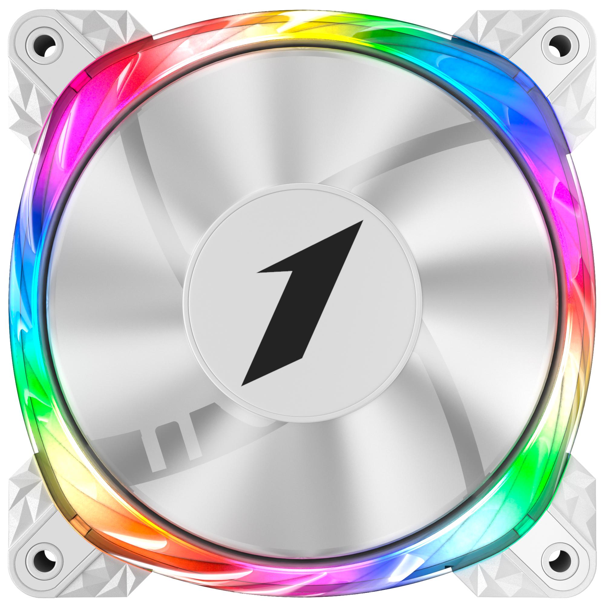 Вентилятор корпусный 1stPlayer FS7 ARGB 120 мм White (FS7-WH-1IN1)