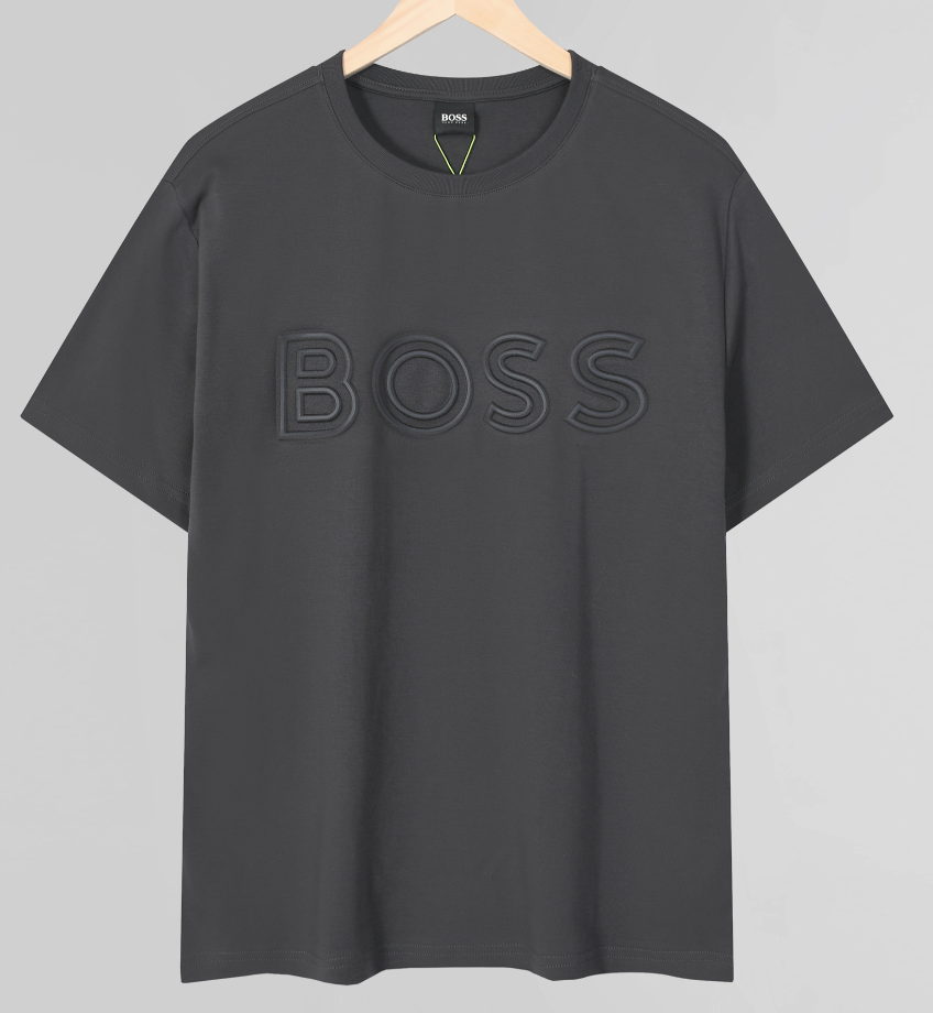 Футболка мужская BOSS Regular Fit Logo T-Shirt М Серый (HB12002.1M) Футболка мужская BOSS Regular Fit Logo T-Shirt М Серый (HB12002.1M)
