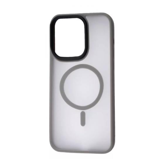 Чехол-накладка для телефона WAVE Matte Insane Case with Magnetic Ring - iPhone 15 Pro Max gray (508370010)