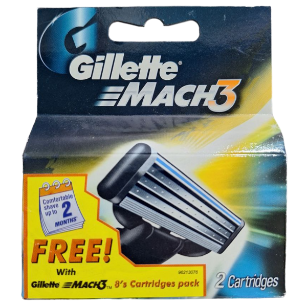 Картриджи сменные мужские для бритья GILLETTE Mach3 2 шт.