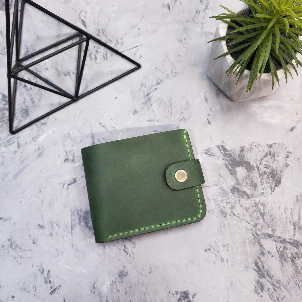 Кошелек мужской с монетницей Stedley Orso 2 кожаный Зеленый (2424694640)