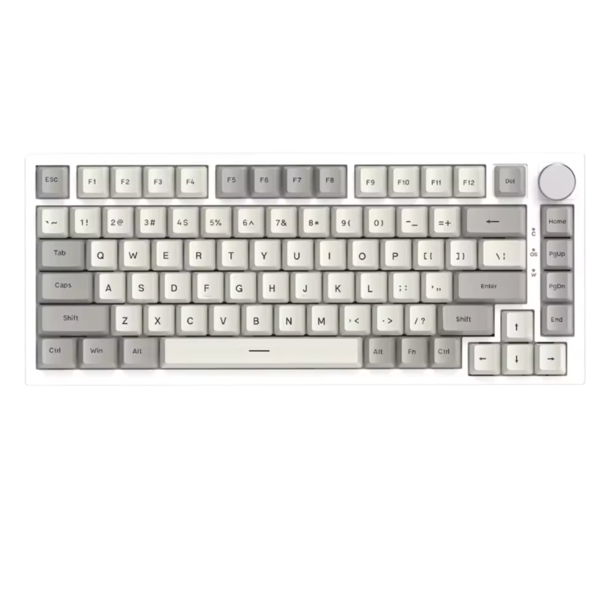 Клавиатура механическая на магнитных свечах attack shark K85 ENG/наклейки UA/RU Business Gray (26138787) Клавиатура механическая на магнитных свечах attack shark K85 ENG/наклейки UA/RU Business Gray (26138787)