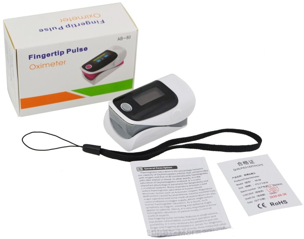 Пульсоксиметр на палец Jziki JZK-303 (AB-80 версия 2.0) уровень кислорода в крови и пульс - фото 2 Пульсоксиметр на палец Jziki JZK-303 (AB-80 версия 2.0) уровень кислорода в крови и пульс - фото 2