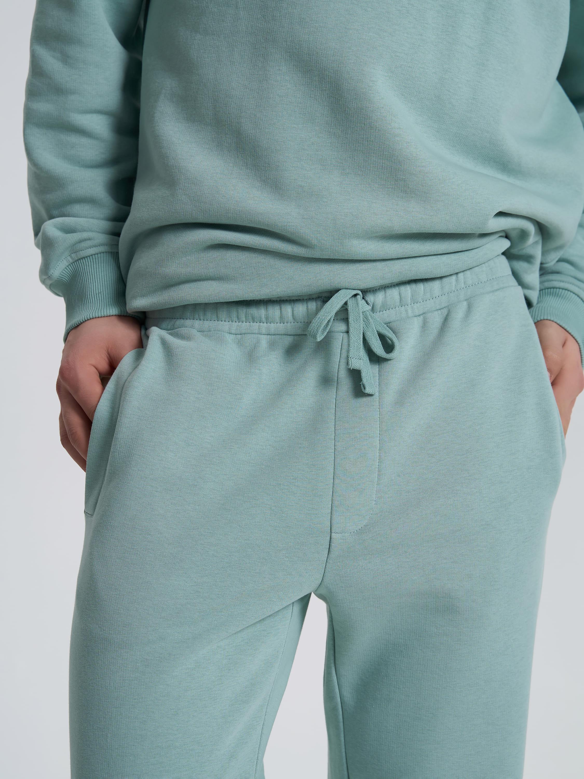 Худи мужской без кармана ROZA 240619 L Темно-бирюзовый (4824005723773) - фото 5