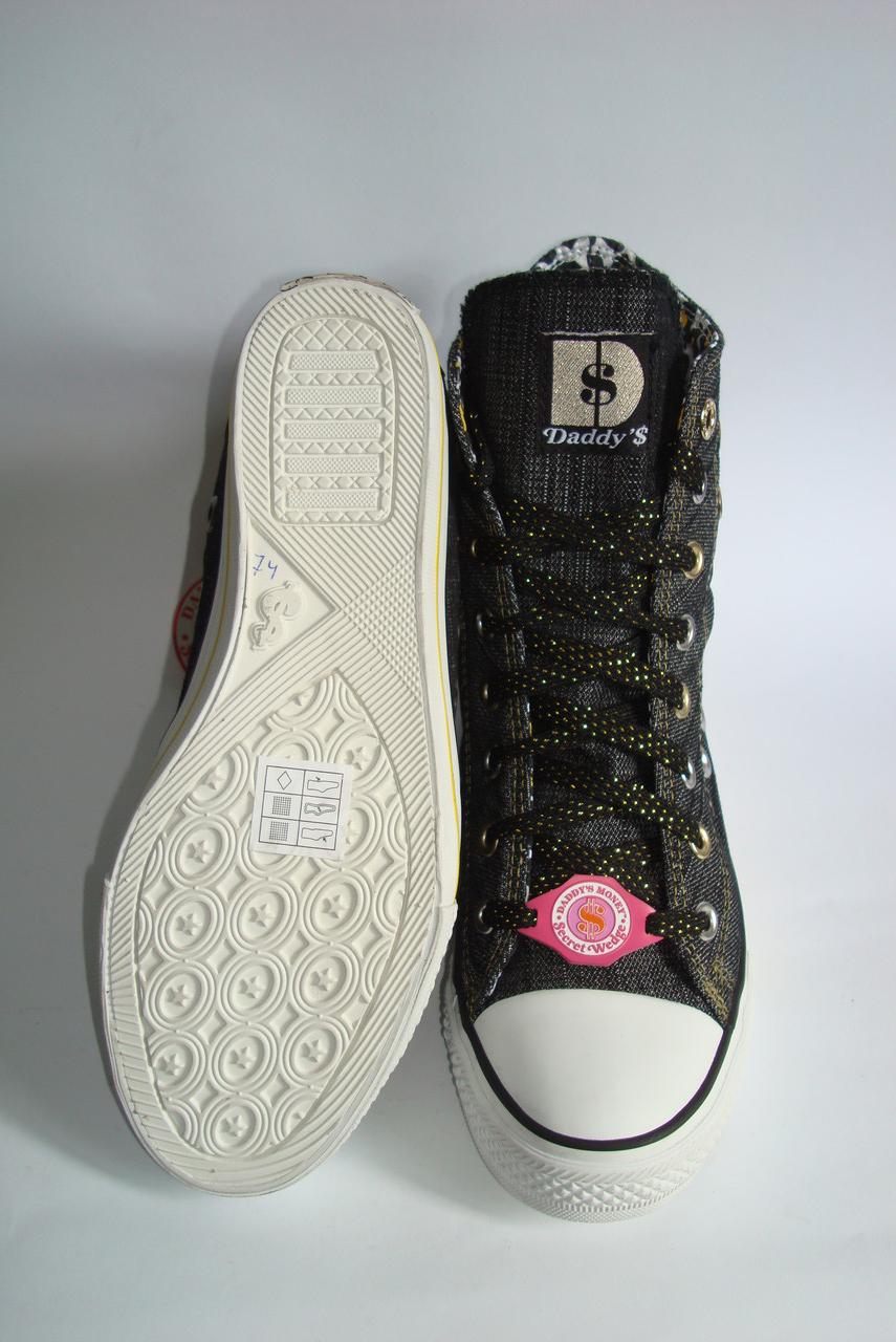 Кеди жіночі Daddy's Money р. 38 25 см Чорний - фото 3 Кеди жіночі Daddy's Money р. 38 25 см Чорний - фото 3
