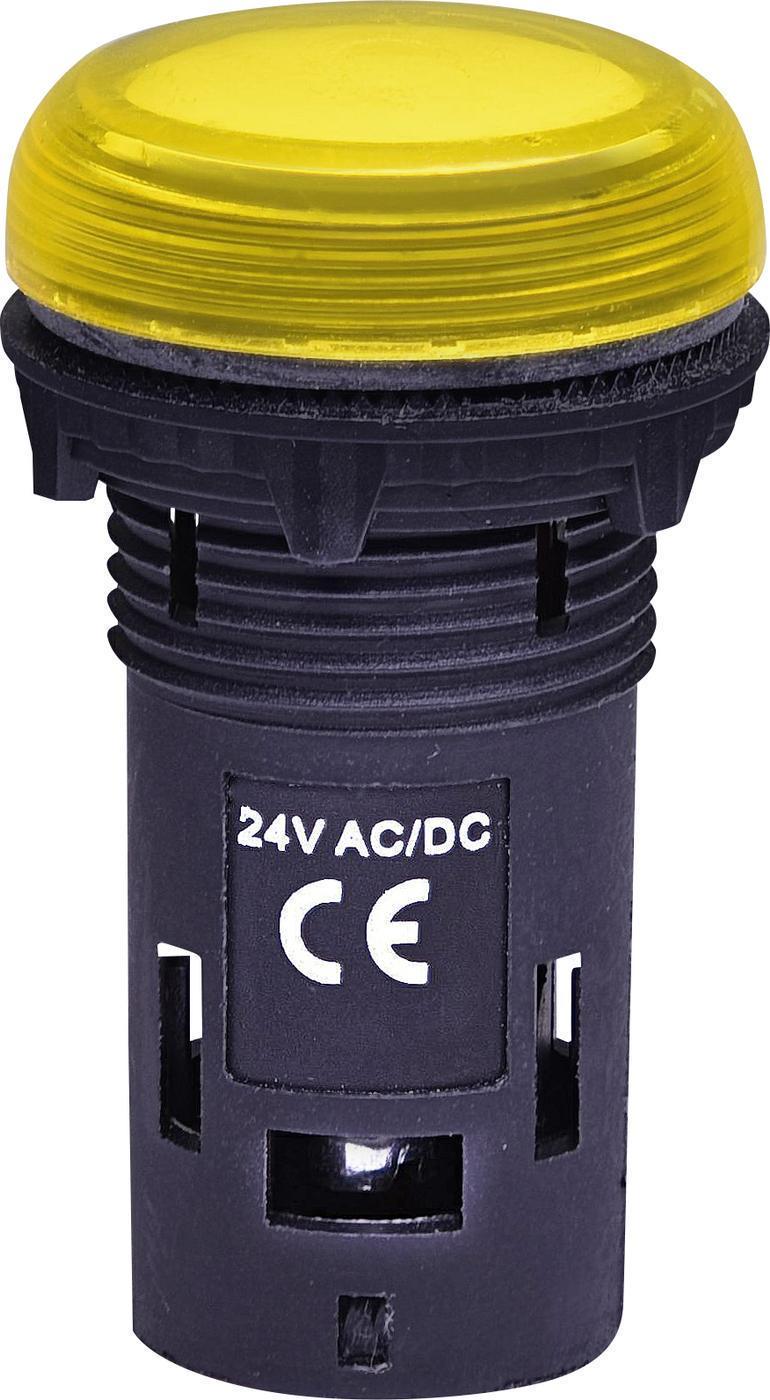 Лампа сигнальна LED ETI ECLI-22-024C-Y 24V AC/DC матова Жовтий (4771212)