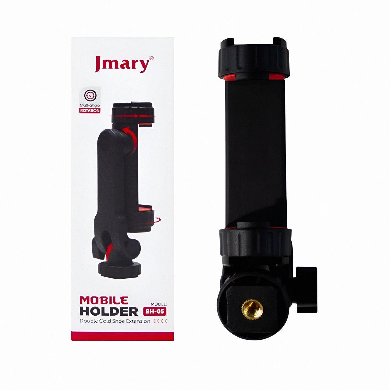 Держатель для телефона Jmary BH-05 крепление камеру/штатив поворот 360°/ширина 5,6-9 см