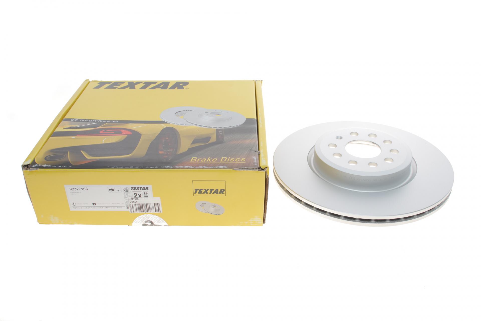 Диск тормозной передний TEXTAR PRO для VW ID.3 E11/E12 19-330x22,8 мм (92327103)