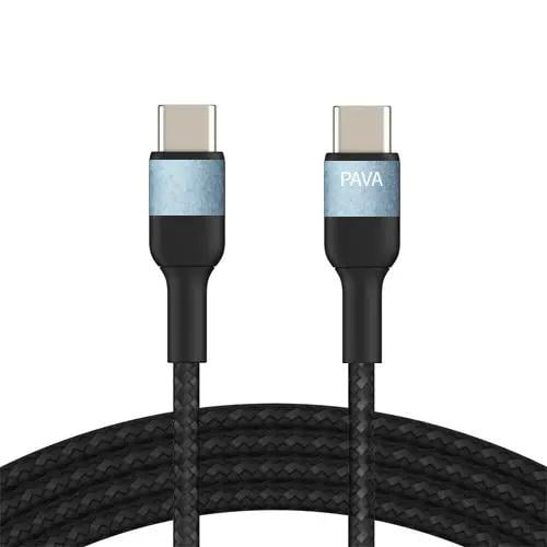 Кабель USB-C Pavareal Q33CTC 100 Вт 1 м Black (27457381)