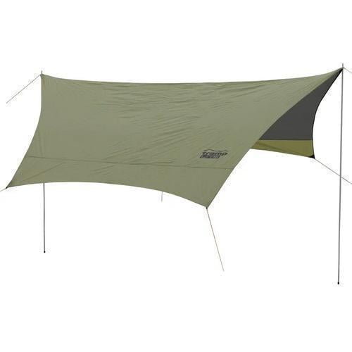 Туристичний тент зі стійками та відтяжками Tribe UTLT-034 4,4х4,4 м Зелений