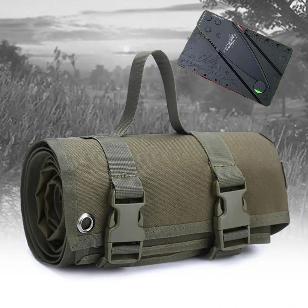 Каремат армійський Oxford 900D 200х72 см і ніж-кредитка Зелений - фото 2 Каремат армійський Oxford 900D 200х72 см і ніж-кредитка Зелений - фото 2