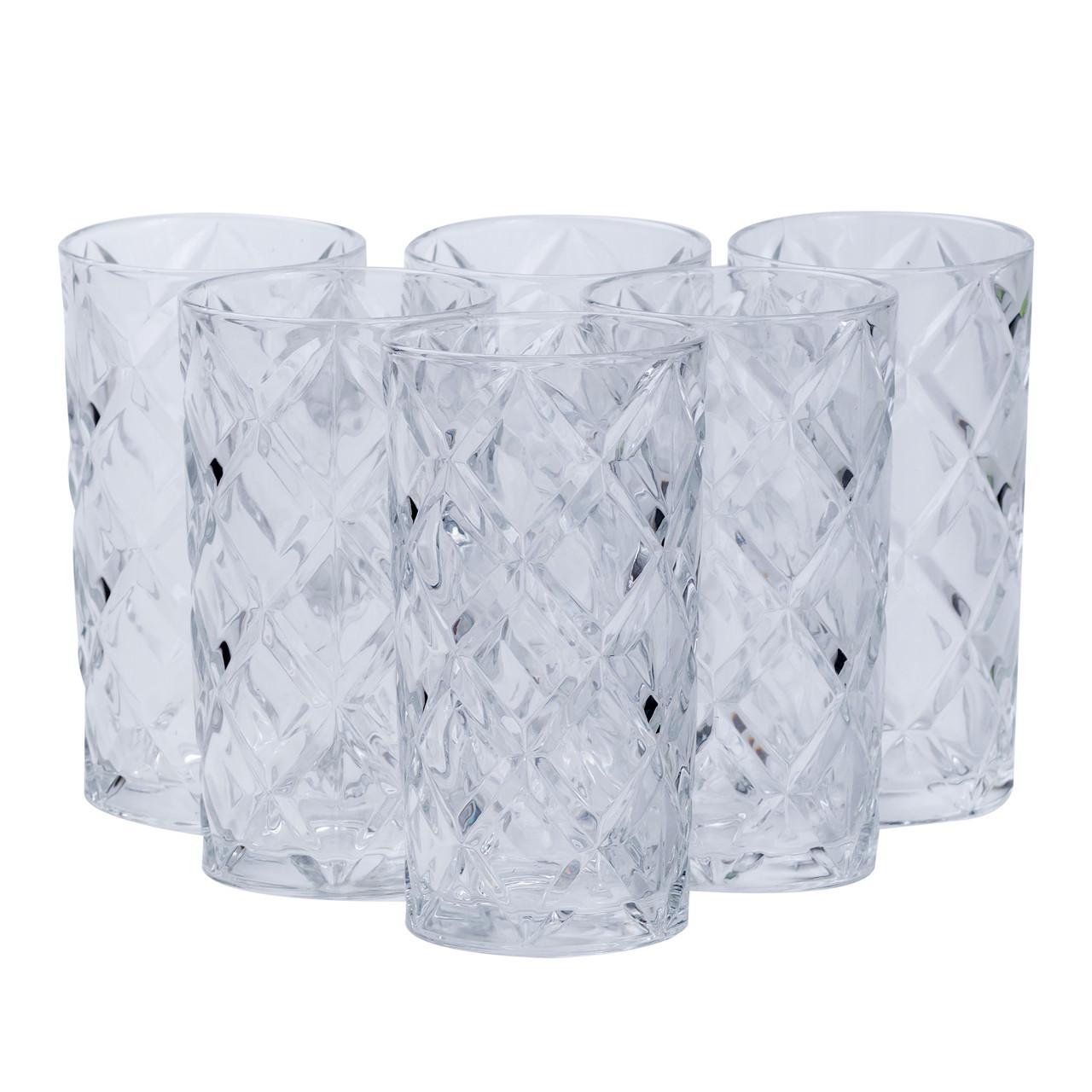 Набор стаканов HP1607 6 шт. 400 мл Прозрачный (A-032738) - фото 3 Набор стаканов HP1607 6 шт. 400 мл Прозрачный (A-032738) - фото 3