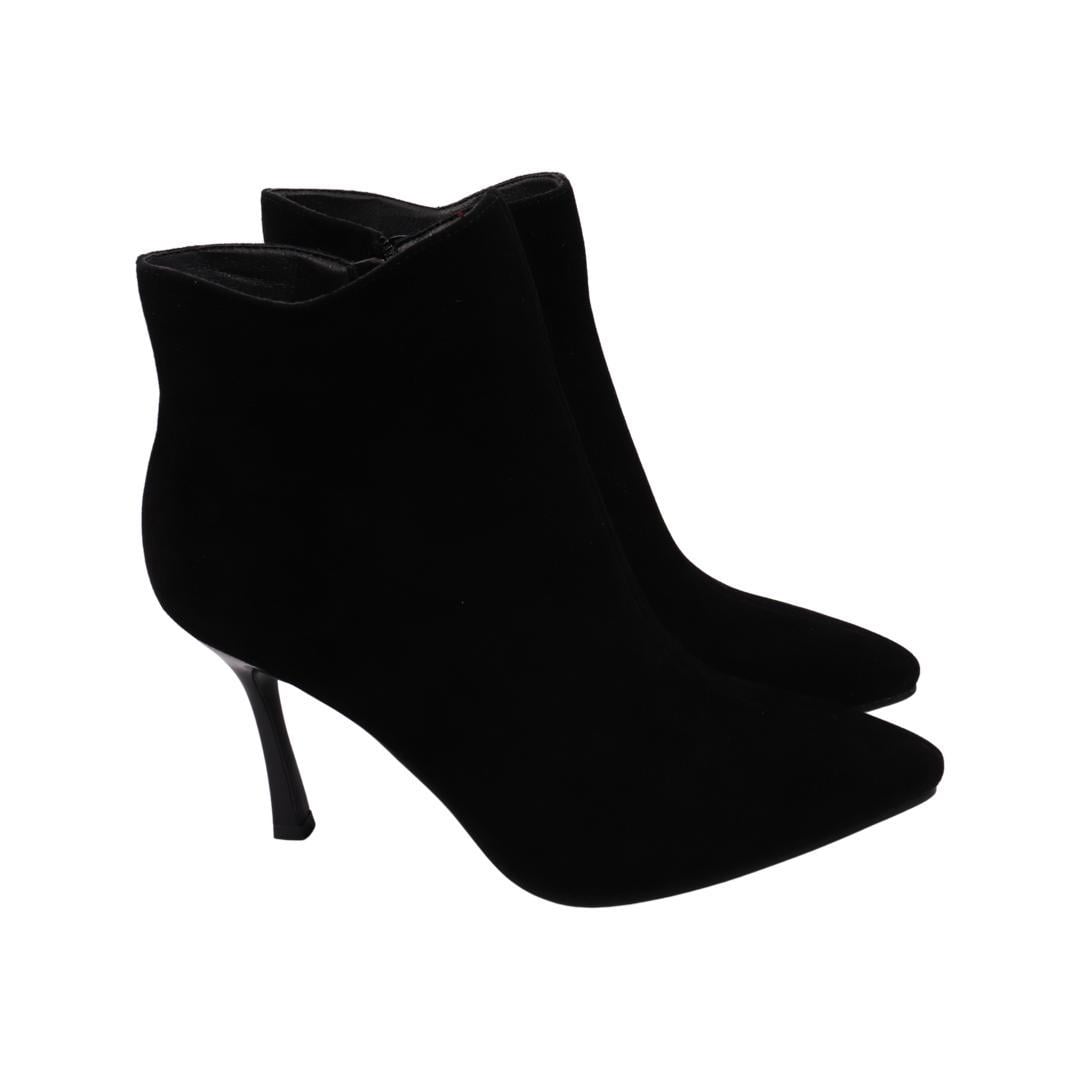 Ботильоны женские Melanda из замши р. 37 Черный (49-22DH)