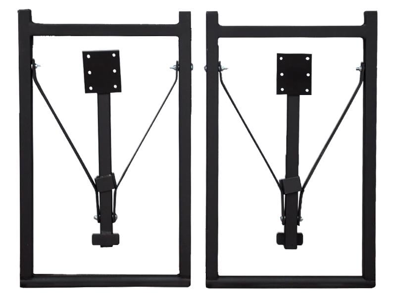 Комплект ножек для скамейки Kompred OL664/0 раскладной 2 шт. Черный