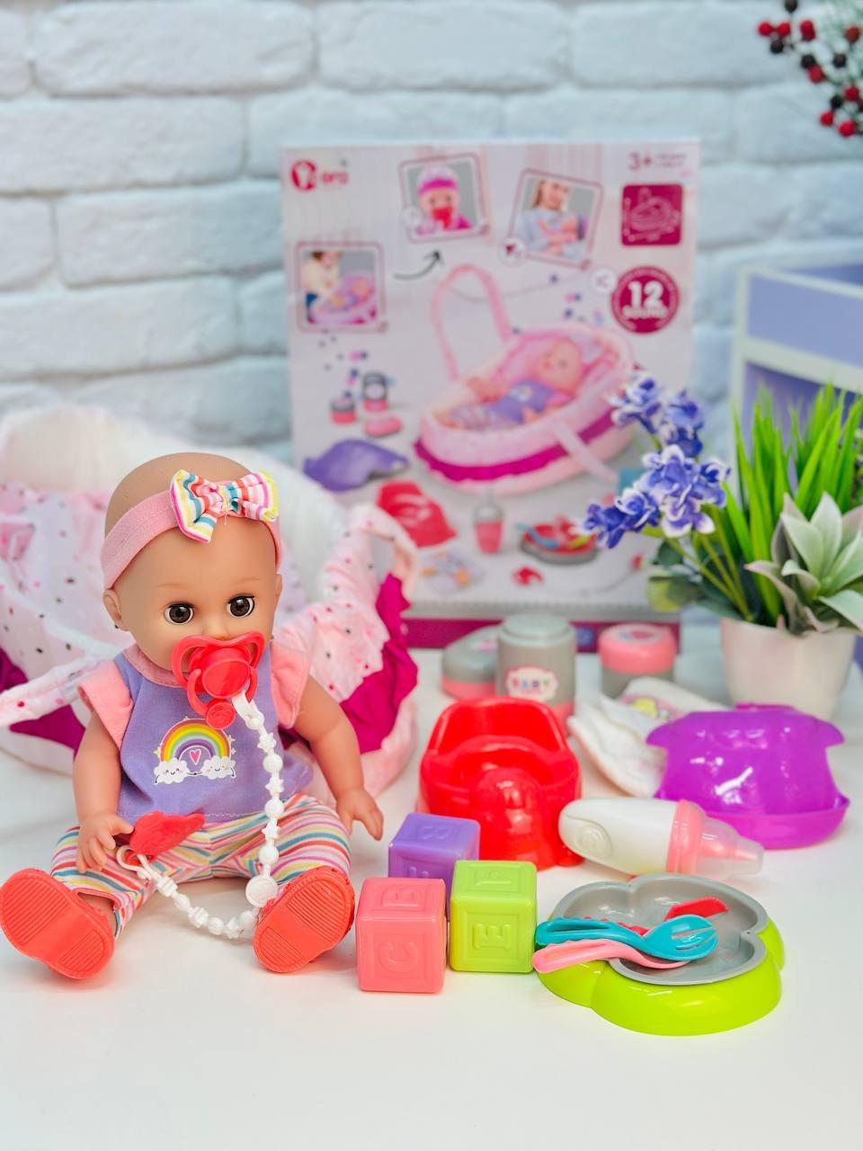 Лялька-пупс Бебі борн 30 см з набором по догляду/горщиком/пляшечкою/підгузком/соскою (2751691728) Лялька-пупс Бебі борн 30 см з набором по догляду/горщиком/пляшечкою/підгузком/соскою (2751691728)