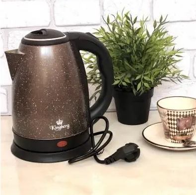 Електрочайник Kingberg KB-2040 1800 Вт 2 л Коричневий мармур (KKB-24-Brown) - фото 2 Електрочайник Kingberg KB-2040 1800 Вт 2 л Коричневий мармур (KKB-24-Brown) - фото 2