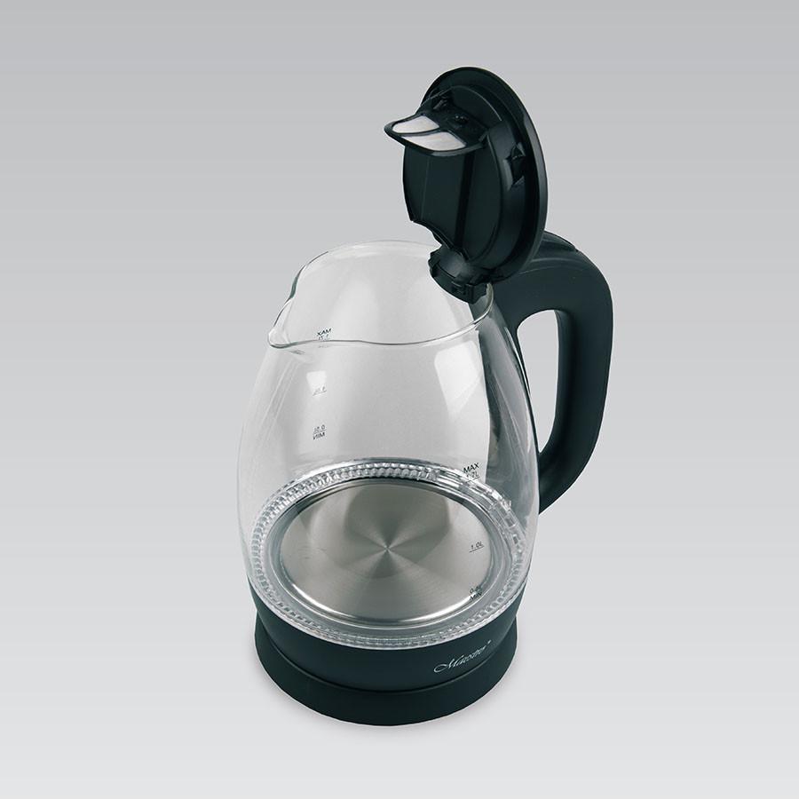 Електрочайник скляний з підсвічуванням корпусу 1,7 л - фото 3 Електрочайник скляний з підсвічуванням корпусу 1,7 л - фото 3
