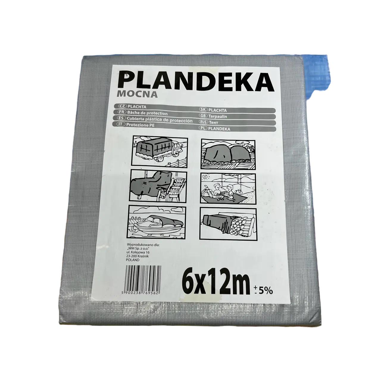 Тент PLANDEKA Wimar тарпаулін захисний 110 г/м² 6x12 м - фото 9