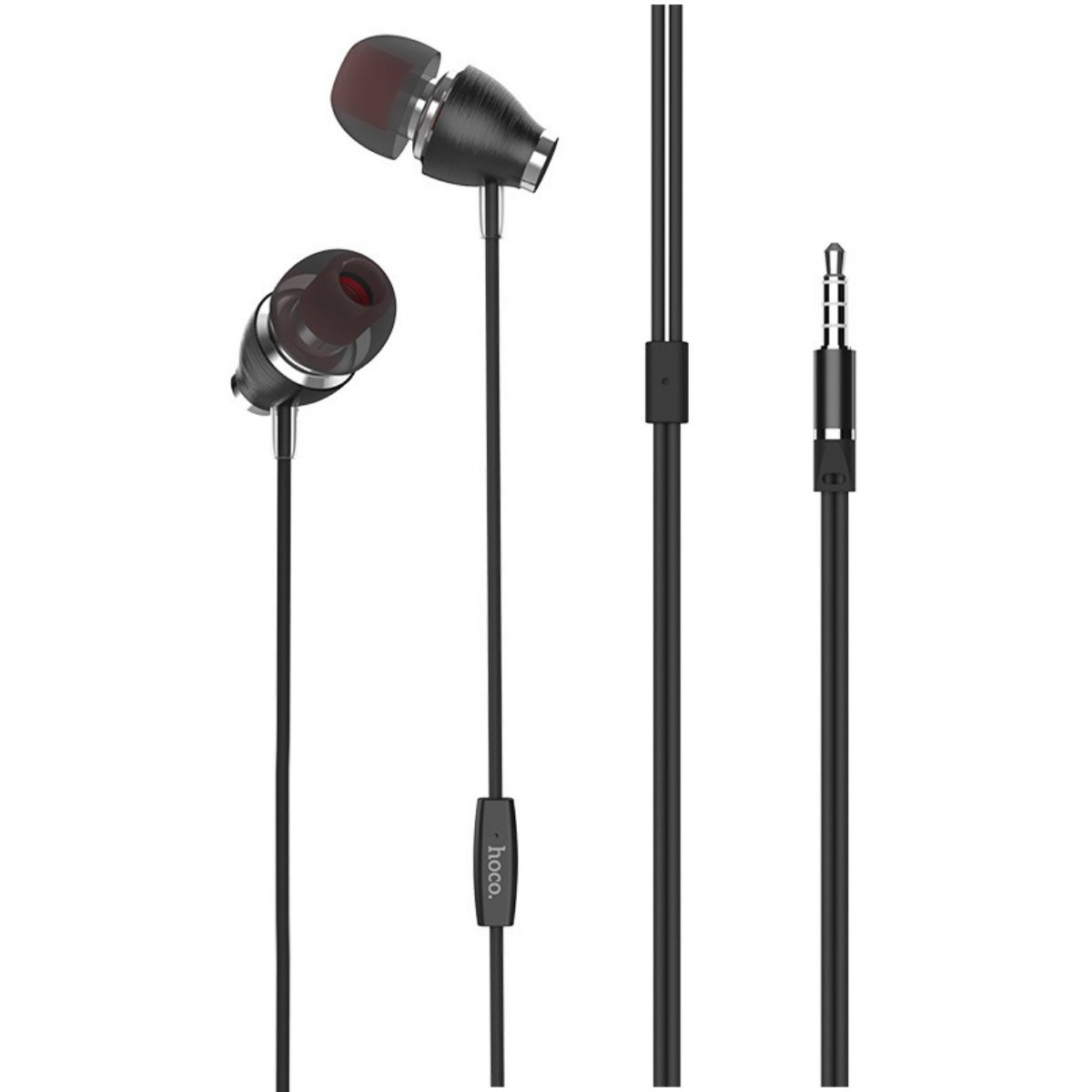 Наушники Hoco M28 Ariose universal earphones c микрофоном Black