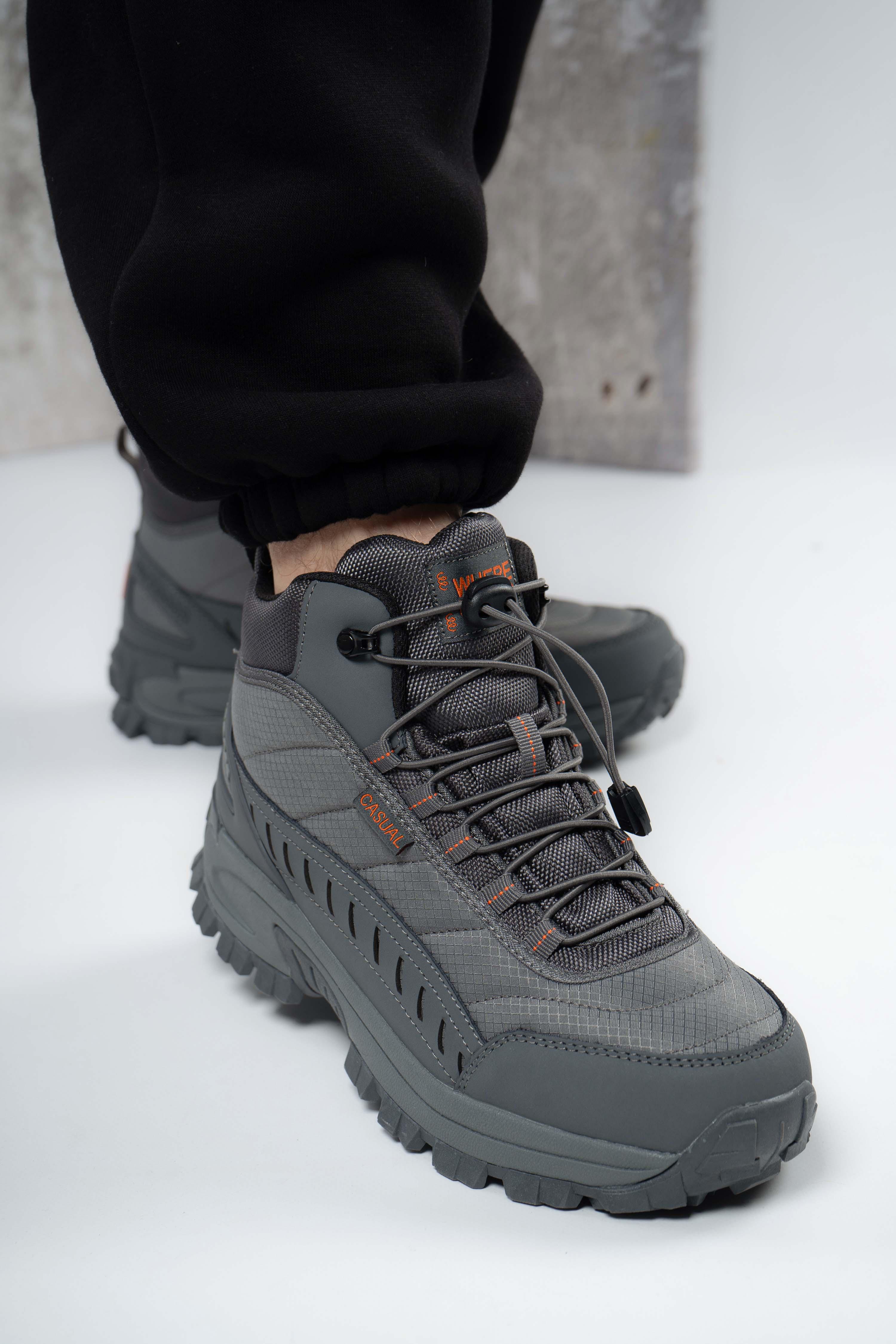 Ботинки мужские Where Uwear зимние на флисе р. 45 Серый (346917_45)