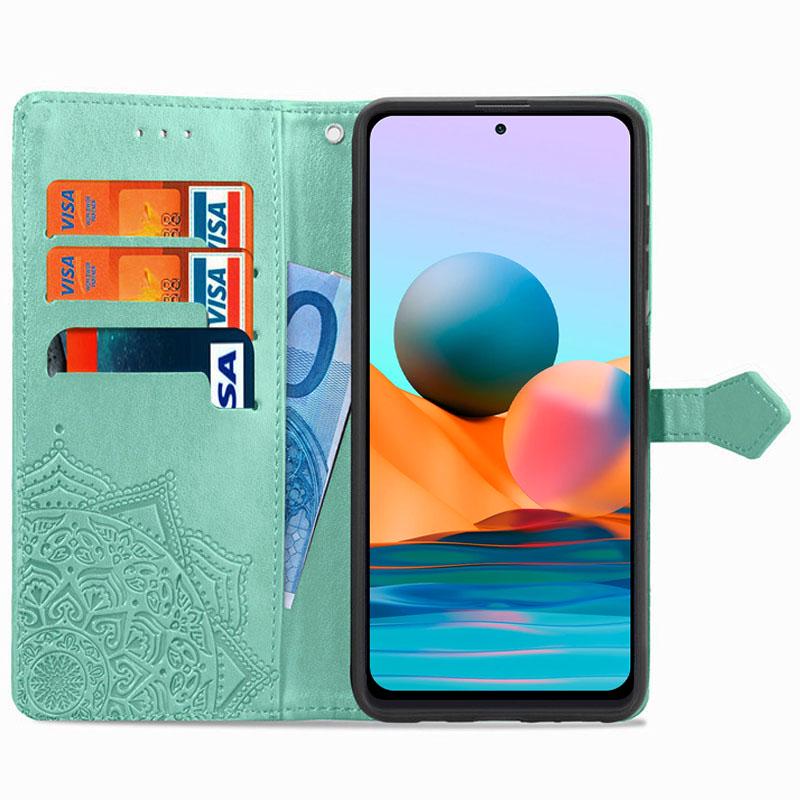 Шкіряний чохол (книжка) Art Case з візитницею для Xiaomi Redmi Note 10 Pro / 10 Pro Max - фото 2