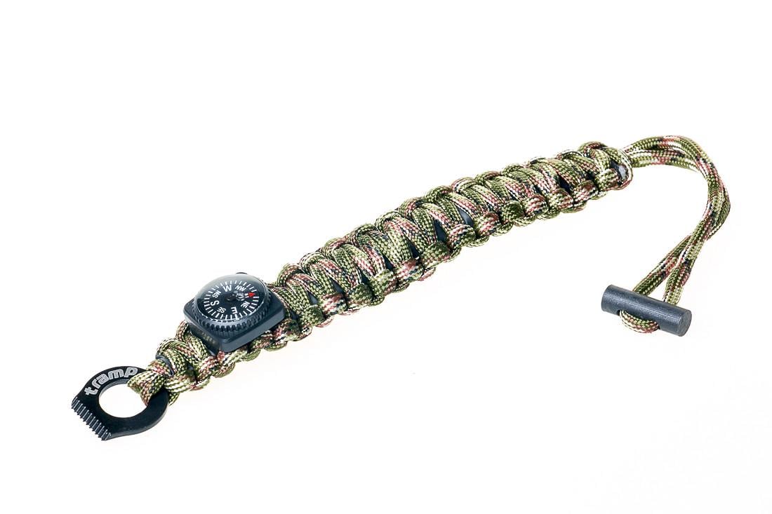 Браслет из паракорда для выживания Tramp TRA-237-khaki (iz12778)